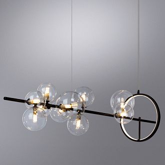 Подвесная люстра 120 см Arte Lamp Saturn A7790SP-50BK черная