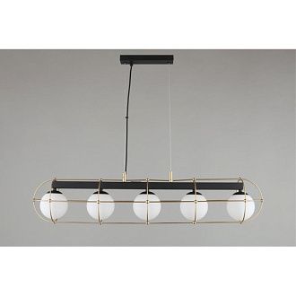 Подвесная люстра 100*20*50-120 см Aployt Mahot APL.317.03.05,