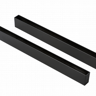 Трек PRO 220V, 1 метр 1*3,1 см, Матовый Черный Lightstar Barra 505017