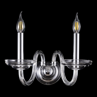 Бра 28 см, Crystal Lux ARABESQUE AP2 CHROME, хром
