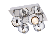 Спот L250 x W250 x H150, мм, 4*15W (60W), CH (Хром) Sfera Sveta 8090A-04/F102 CH