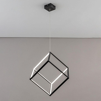 Подвесной LED светильник Citilux Куб CL719301 Черный, 40W*4000K