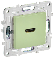 SKANDY Розетка HDMI SK-H01M мятн. IEK, SK-H10-K06