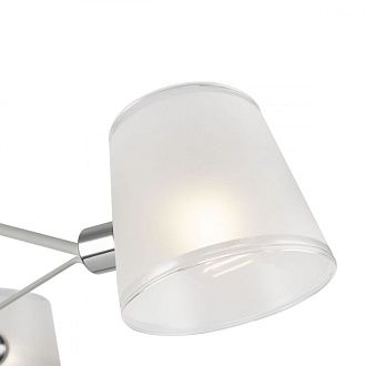 Потолочная люстра Freya Gino FR5108PL-03CH, диаметр 69 см, хром-белый