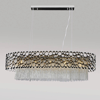 Люстра 100*30 см, Crystal Lux FASHION SP5 L100 Никель