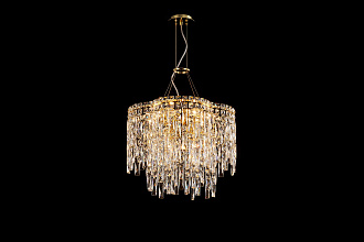 Люстра 500*390, 10*E14, 40W NewRgy Cristallo Z56-ф500*H390 H GOLD, H GOLD