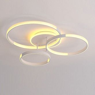 Светильник SAPFIR (2202-500-3WH) SPF-9407 БЕЛЫЙ  D750*720/H110/3/LED/2*90W без ПДУ TERRA 24-12