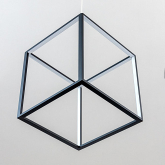 Подвесной LED светильник Citilux Куб CL719301 Черный, 40W*4000K