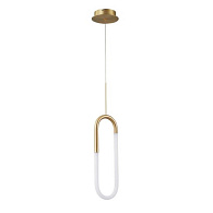 Светильник подвесной 2*15*45 см, 1 LED*20W, 3500 К, Arte Lamp Lumino A2233SP-20GO, Золото