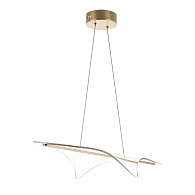 Люстра подвесная 25*57*9 см, 18W 3000K Lightstar Varese 731303 золото