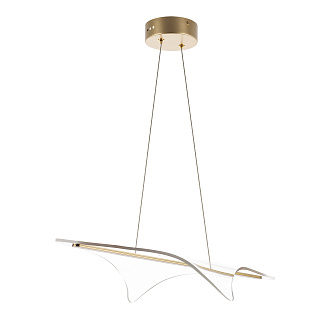 Люстра подвесная 25*57*9 см, 18W 3000K Lightstar Varese 731303 золото