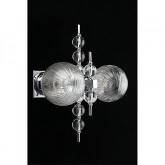 Бра 20*37*46 см, 2*E27, 40W, Aployt MELANI APL.821.01.02, хром