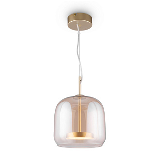 Светильник подвесной Maytoni LED Madmen MOD128PL-L6AM, 6W LED, 3000K, диаметр 23 см, бронза