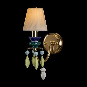 Бра 35 см, Loft IT Grace 10203/1W Green, золото