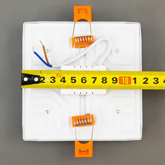 Встраиваемый светильник 12 см, 15W, 4000K Citilux Вега CLD53K15N белый, вр 5,5-9,5 см