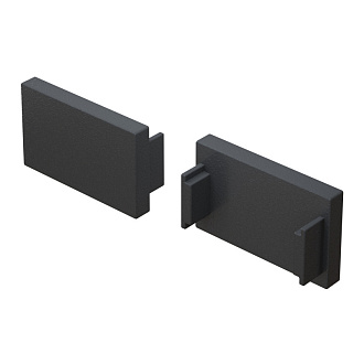 Заглушка для накладного шинопровода (2 шт.) Maytoni Basity TRA172EC-11B, черный