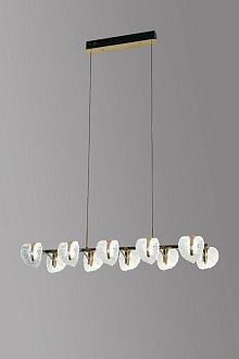 Люстра 78156-10C, L1100*W380 / H160* LED, 90W, 3000/4000/6000K, Alva Donna, GD/Gray