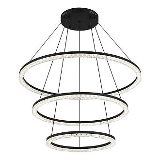 Подвесной светильник *85*-150 см, *LED, 130W, 4000K, ST-Luce Euclidics SL1018.403.03, черный