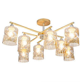 Люстра 70 см Citilux Клод CL137182 золото