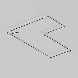 Шинопровод 3 м Exility X накладной, черный 300*2*1 см, Maytoni Technical  TRX239-413B, Черный