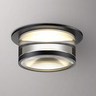 Светильник 10 см, NovoTech GEM 370914, черный, вр 7 см