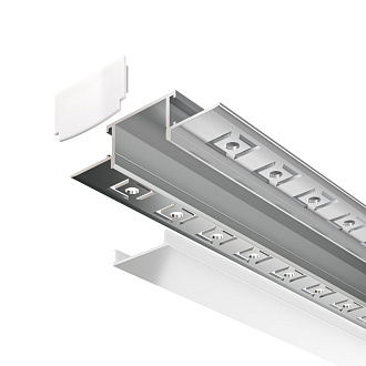 Алюминиевый профиль  Встраиваемый 14*61*2000 мм Maytoni Technical Led Strip ALM011S-2M Серебро, цена за штуку