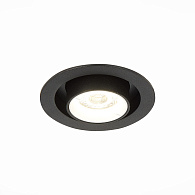 Встраиваемый светильник 9 см, 12W 3000K ST LUCE Встраиваемые светильники ST702.438.12 Черный, вр 7,5 см