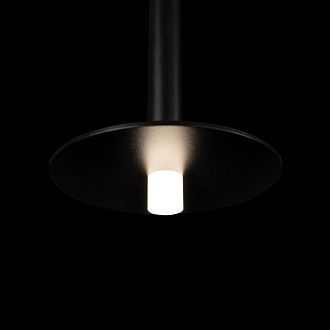 Подвесной светильник *10*83 см, 1*LED*3W, 4000K, Loft It Reed 10358/830 Disk, Песочно-черный