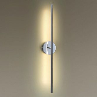 Бра 76 см, 10W, 3000K Odeon Light Fuerte 4323/12WL, хром