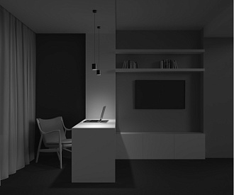 Подвесной светильник 8,2*11*108,5 см, 1 GX53*15W Polar P088PL-GX53-B Maytoni Pendant, Черный