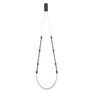 Подвесной светильник 398*60 мм, 1*LED 13W 3000-6500K хром Indigo Corda V000059L, 14010/1P Chrome