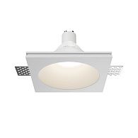 Встраиваемый светильник 10 см, Maytoni Technical Gyps Modern DL129-GU10-01-W, белый