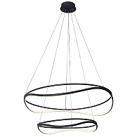 Люстра 80*120 см, LED, 115W, белый (регулируемый) Lightstar Rotonda 736527, черный