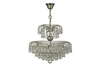 Люстра подвесная *40*40 см, 5*E14*40W, Arti Lampadari Salentino Mineo E 1.5.40.101 N, Матовый никель