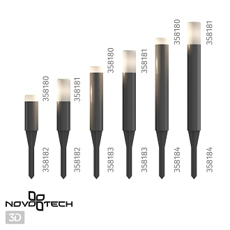 Ландшафтный модуль Novotech Nokta 358180, 3W LED, 4000K, белый