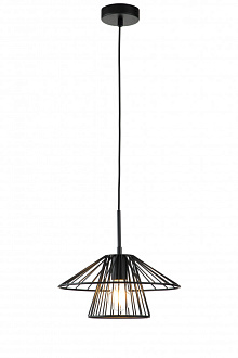 Подвесной светильник 305*305*295/1715 мм, 1*E27 чёрный Indigo Strato V000286, 10016/1P Black