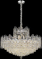 Подвесная люстра 80*80*140 см, 21*E14, 840W, Wertmark  WE154.21.103 хром