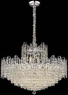 Подвесная люстра 80*80*140 см, 21*E14, 840W, Wertmark  WE154.21.103 хром