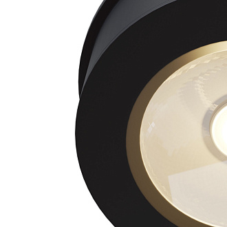 Встраиваемый светильник Maytoni Magic DL2003-L12B4K, 12W LED, 4000K, черный, вр 9 см
