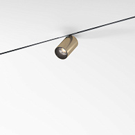 Трековый светильник 35 мм, 5W, 3000K, Elektrostandard Mini Magnetic 85202/01, латунь/черный