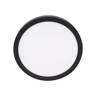 Потолочный светильник 30*3 см, 1*LED*24W 4000K черный LOFT IT Extraslim 10227/24 Black