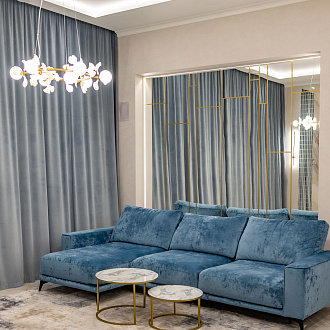 Люстра 100*150 см, 4*G9, 10 м2 Kink Light Аста KIN07867-4AS,33 золото