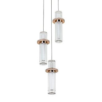 Подвесной светильник 21*21*105 см, LED 35W, 4000K, Золото MODELUX ML.3316.3