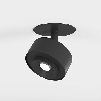 Точечный светильник LED 6W, 4000 К, 10,7*6*6 см, черный, Elektrostandard Only 25089/LED, вр 5,3 см