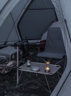 Светильник DZN-5687 ЧЕРНЫЙ D90/H175/1/LED/5W/2800-6500K фонарь с аккумулятором для пикника PICNIC 23-11 VST