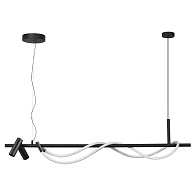 Подвесной светильник 21*144* см, LED 30 W, 4000K ДневнойК Черный Odeon Light Hightech 4391/30L IP