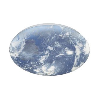 Настенно-потолочный светильник 48 см, 76W, 3000-6000K, Sonex Pale Space 3085/ELN, белый-синий