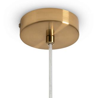 Подвесной светильник 40*40*204 см, 1*E27*60W, Freya Ceram FR5491PL-01BS, латунный