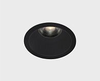 Встраиваемый светильник 8 см, 12W, 4000K, Italline IT06-6025 black 4000K, черный