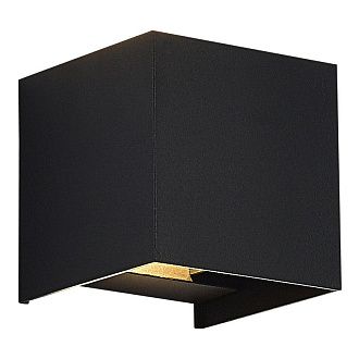 Светильник настенный 10*10*10 см, *LED*10W, 3000K, ST-Luce BRIK SL9513.401.01, черный